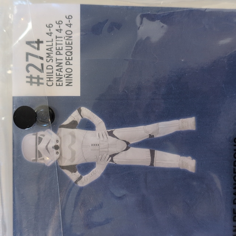 Star Wars White and Black Stormtrooper Costume for Kids - Picture 8 of 10